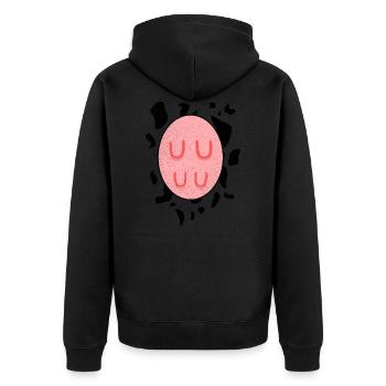 Halloween Halloween Costume Gift - Unisex Premium Organic Zip Hoodie - black - Back - Nico (187cm)