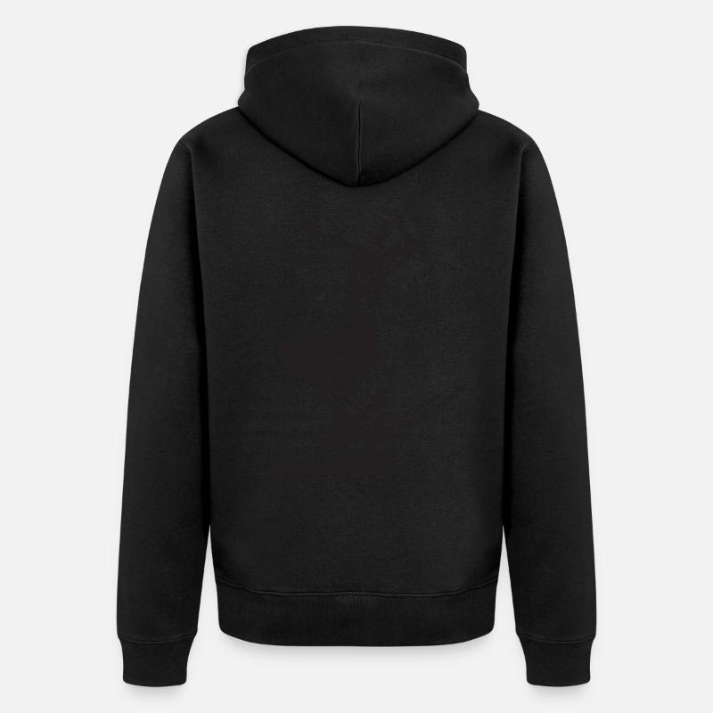 Samurai - Unisex Premium Bio Zip Hoodie - Schwarz