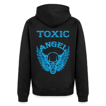 Toxic angel - Veste à capuche bio Premium Unisexe - noir - Dos - Nico (187cm)