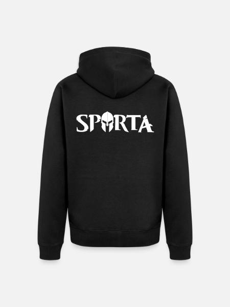 Sparta - Unisex Premium Organic Zip Hoodie - black