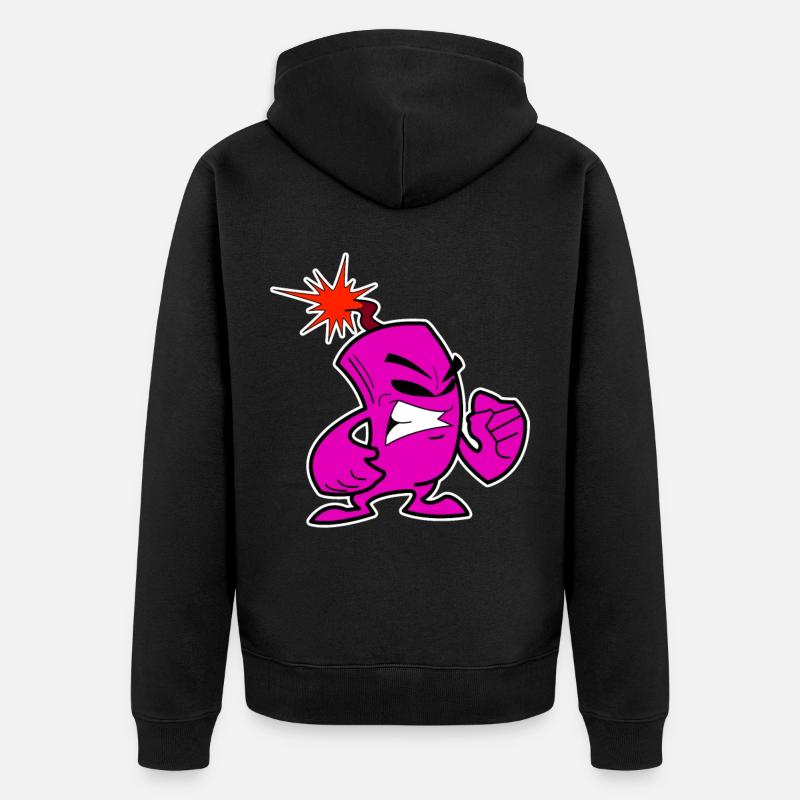 Cool, le feunier Böller - Veste à capuche bio Premium Unisexe - noir