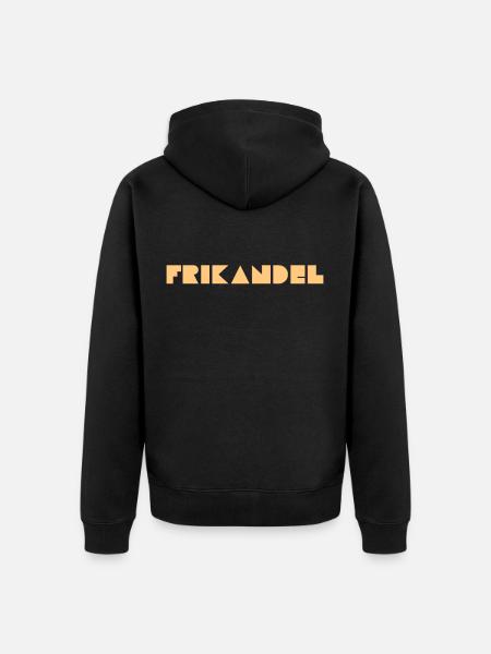 Frikandel is Flemish Dutch - Unisex Premium Organic Zip Hoodie - black