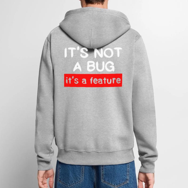 Programmierer - Coder - Hacker - IT Unisex Premium Bio Zip Hoodie