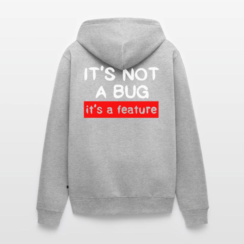 Programmer - Coder - Hacker - IT Unisex Premium Organic Zip Hoodie