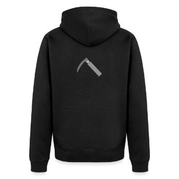 Anesthesiologist Ambulance Service Laryngoscope - Unisex Premium Organic Zip Hoodie - black - Back - Nico (187cm)