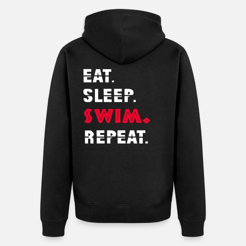 nager - Veste à capuche bio Premium Unisexe - noir