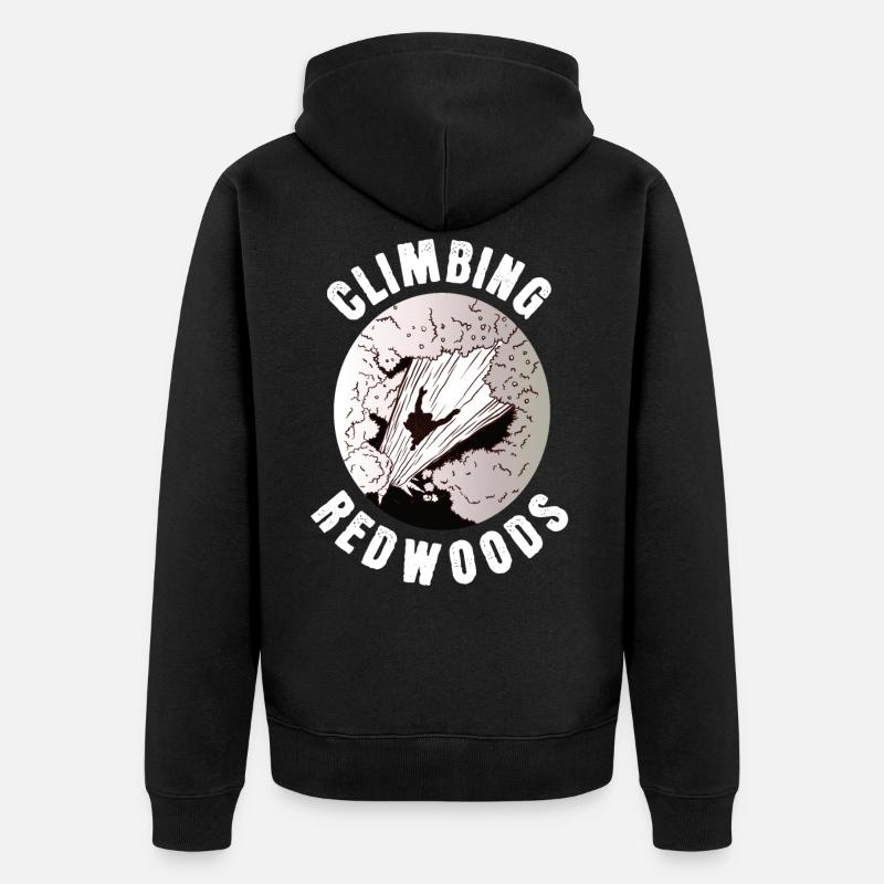 Climbing - Veste à capuche bio Premium Unisexe - noir