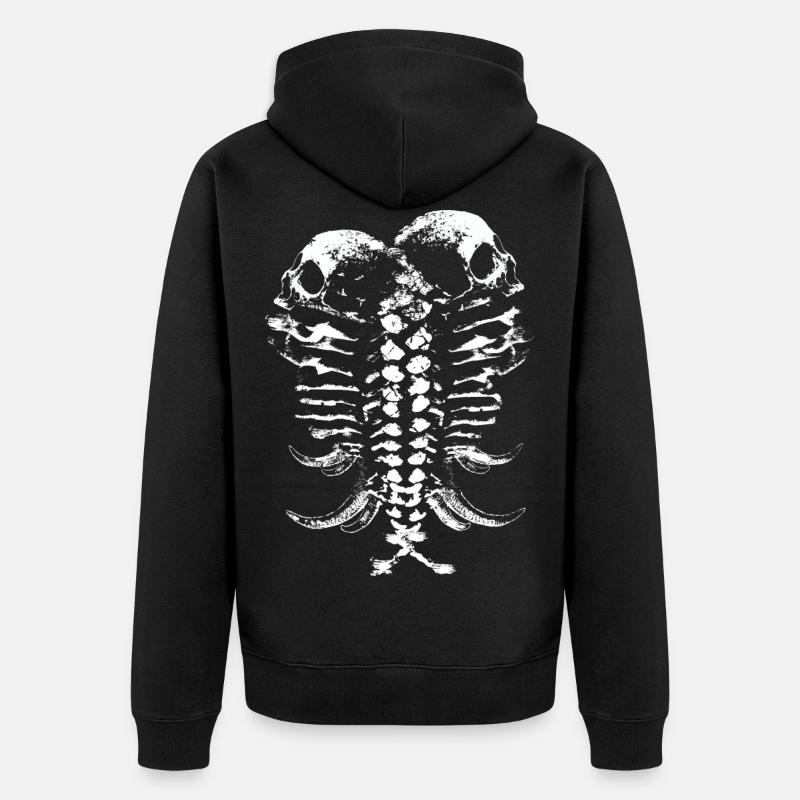 La création - Veste à capuche bio Premium Unisexe - noir