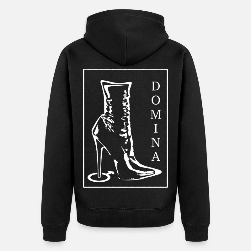 Dominatrice - Veste à capuche bio Premium Unisexe - noir
