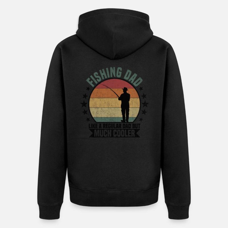 Papa pêcheur - Veste à capuche bio Premium Unisexe - undefined