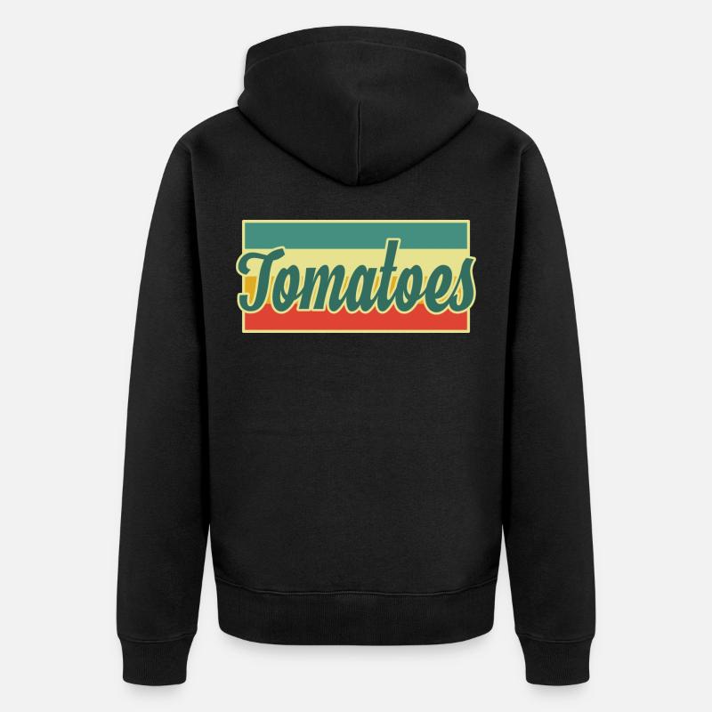 Tomates - Veste à capuche bio Premium Unisexe - noir