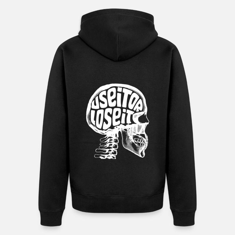 Utilisez-le ou perdez-le - Veste à capuche bio Premium Unisexe - noir
