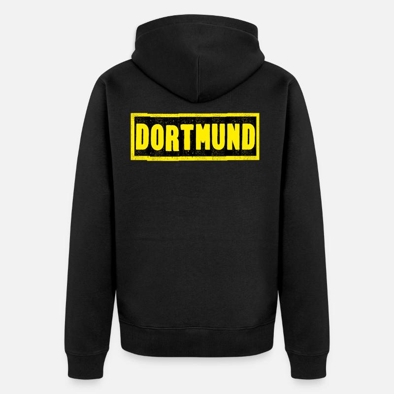 Dortmund - Veste à capuche bio Premium Unisexe - noir
