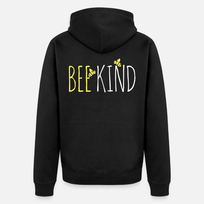 Abeilles abeilles - Veste à capuche bio Premium Unisexe - noir
