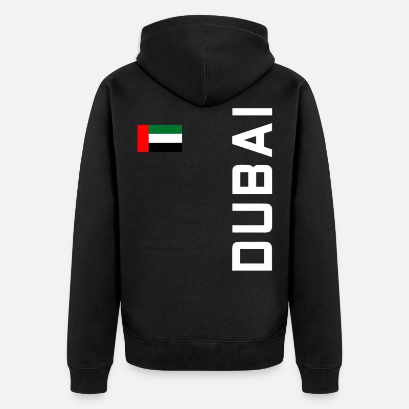 DUBAI DUBAI - Veste à capuche bio Premium Unisexe - noir