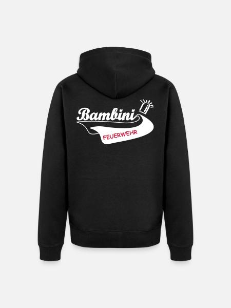 Pompiers bambini - Veste à capuche bio Premium Unisexe - noir