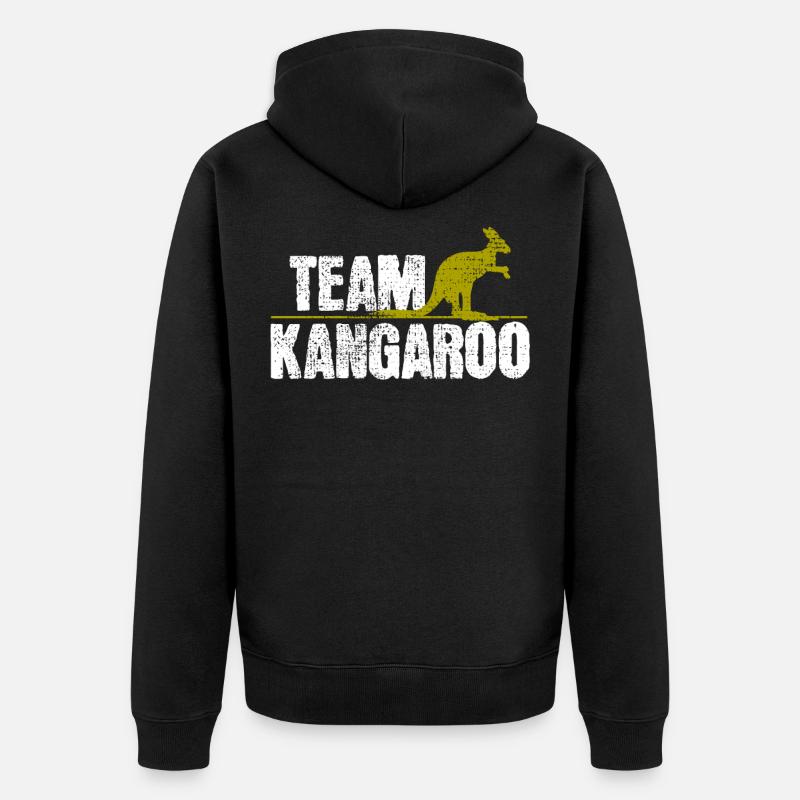 KANGAROO KANGAROO KANGAROO - Veste à capuche bio Premium Unisexe - noir