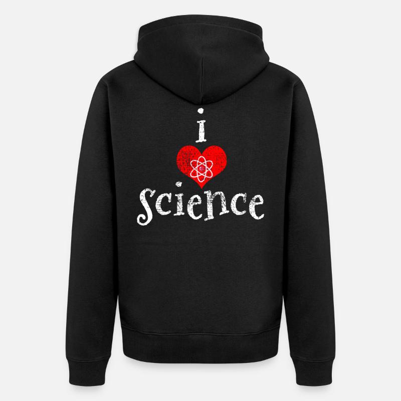 Science science science - Veste à capuche bio Premium Unisexe - noir