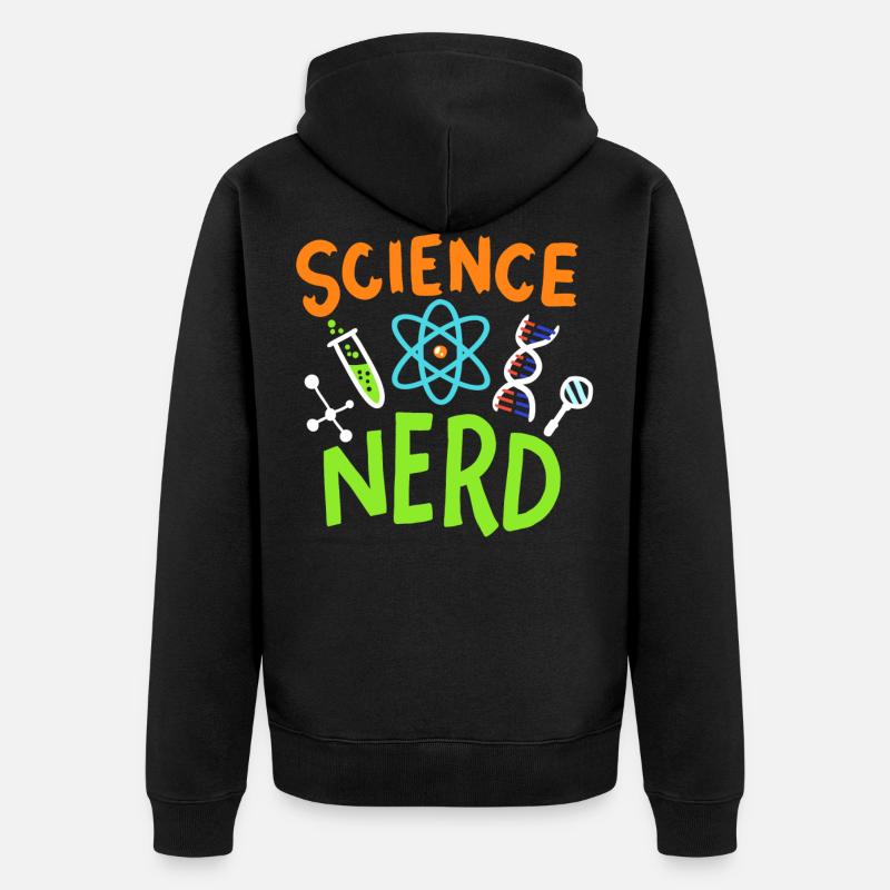 Science science science - Veste à capuche bio Premium Unisexe - noir
