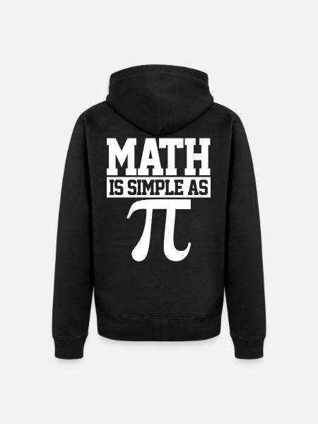 Pi Day - Unisex Premium Organic Zip Hoodie - black