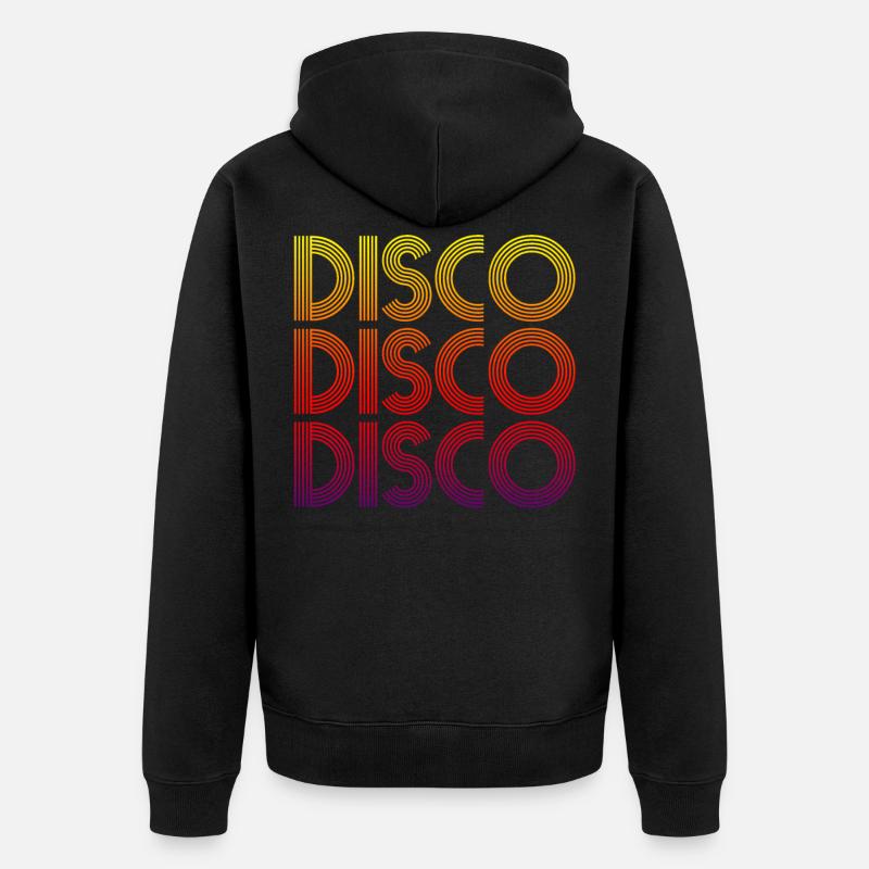 Disko - Veste à capuche bio Premium Unisexe - noir