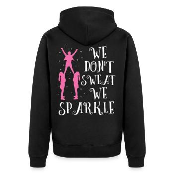 Cheerleading - Veste à capuche bio Premium Unisexe - noir - Dos - Nico (187cm)