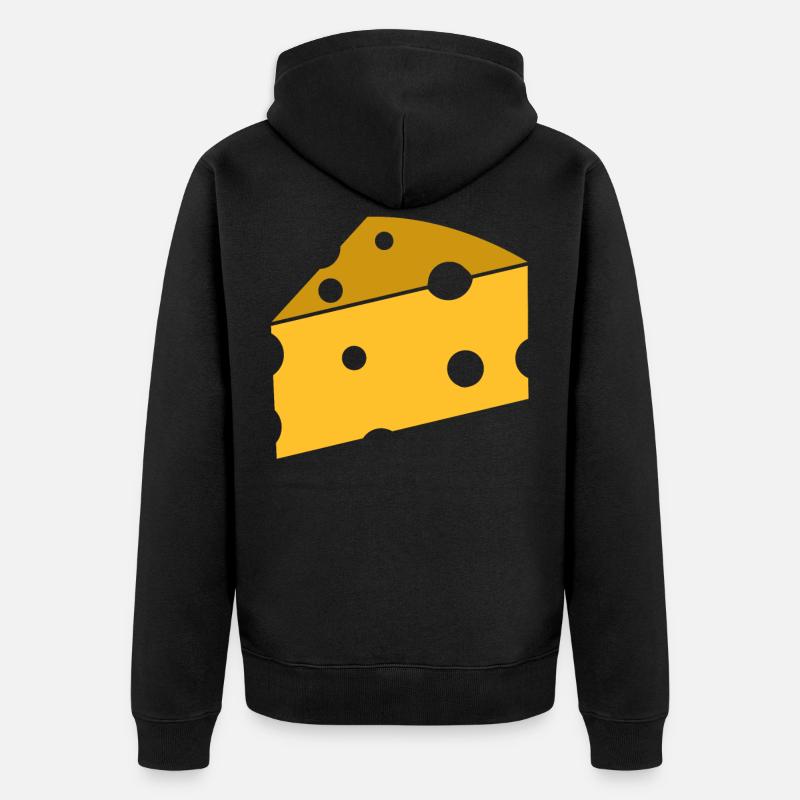 Fromage - Veste à capuche bio Premium Unisexe - noir