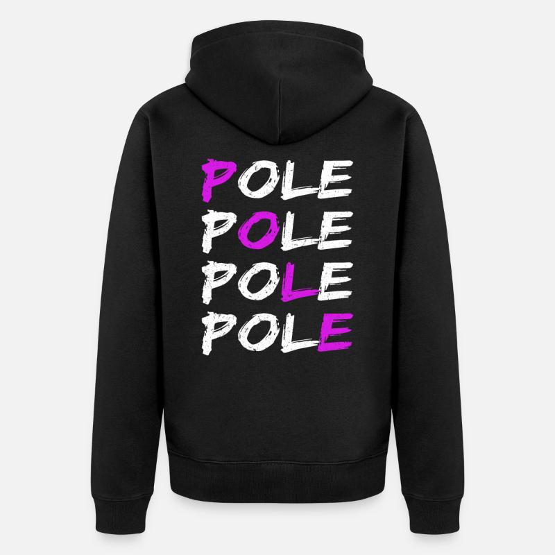 Pole Dance - Veste à capuche bio Premium Unisexe - noir