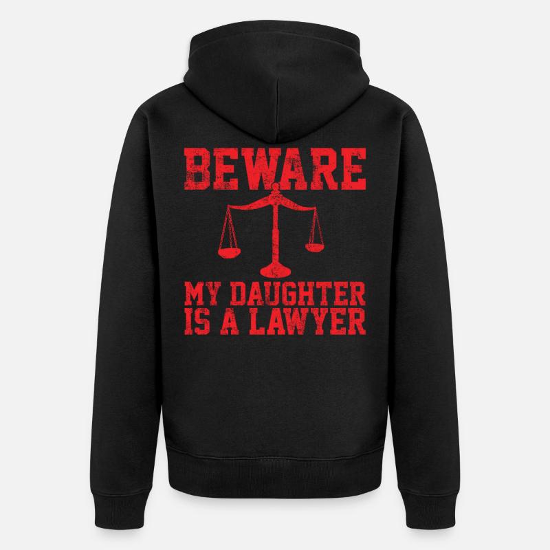 Avocat avocat - Veste à capuche bio Premium Unisexe - noir