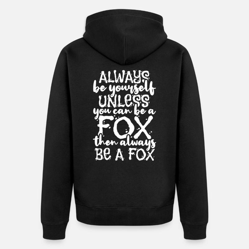 Renards Renard - Veste à capuche bio Premium Unisexe - noir