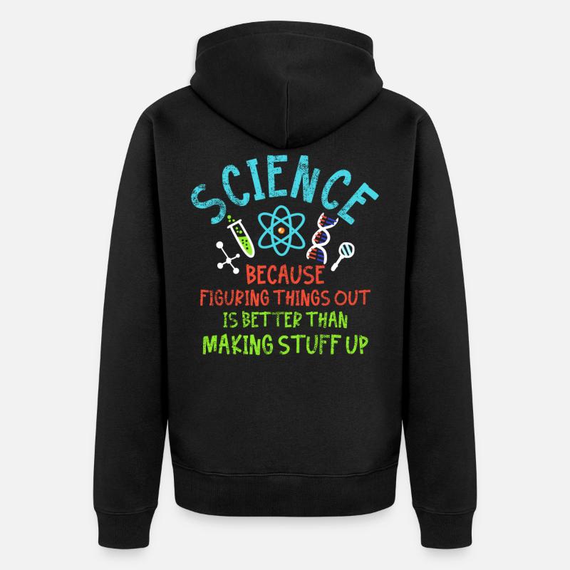 Science Science - Veste à capuche bio Premium Unisexe - noir