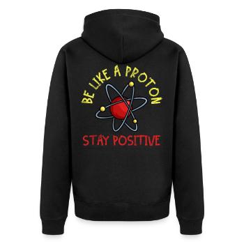 Science science - Veste à capuche bio Premium Unisexe - noir - Dos - Nico (187cm)