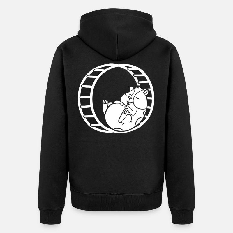 Hamster - Veste à capuche bio Premium Unisexe - noir