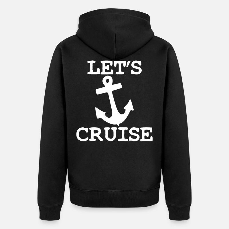 Croisière bateau de croisière - Veste à capuche bio Premium Unisexe - noir