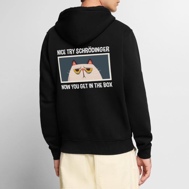 Nice attempt Schrödinger physics physicist Unisex Premium Organic Zip Hoodie