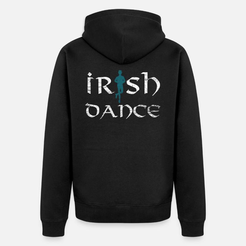 Danse irlandaise - Veste à capuche bio Premium Unisexe - noir