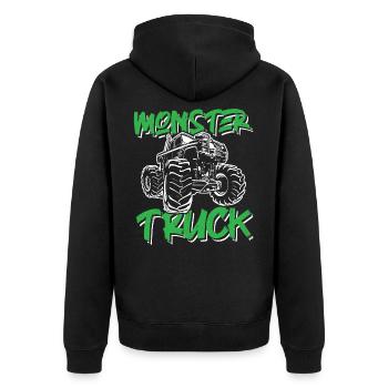 Monstertruck cool - Veste à capuche bio Premium Unisexe - noir - Dos - Nico (187cm)