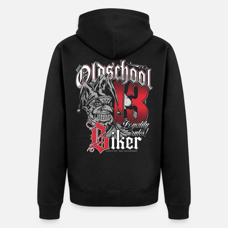 Oldschool - Loyality Rules - Veste à capuche bio Premium Unisexe - noir