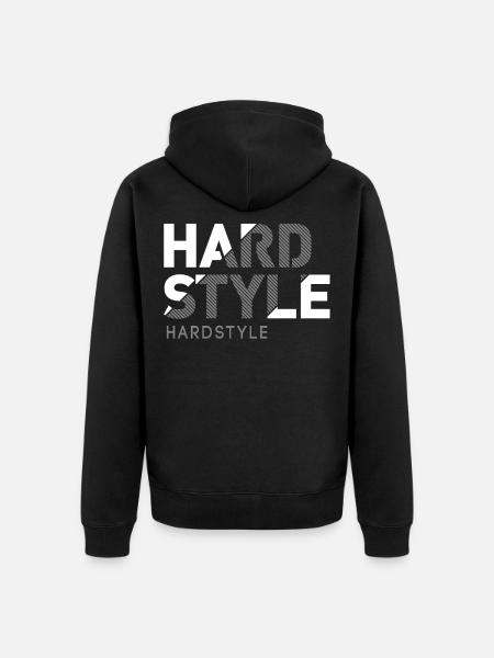 Hardstyle - Rawstyle - Hardstyler Geschenk merch - Ekologisk premiumluvjack unisex - svart