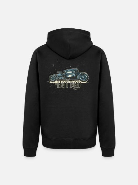 Hot Rod Vintage - Ekologisk premiumluvjack unisex - svart