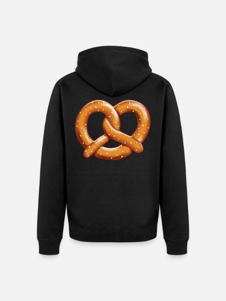 bretzel - Veste à capuche bio Premium Unisexe - noir