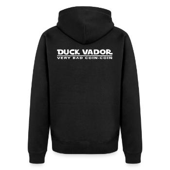 duck-vador - Veste à capuche bio Premium Unisexe - noir - Dos - Nico (187cm)