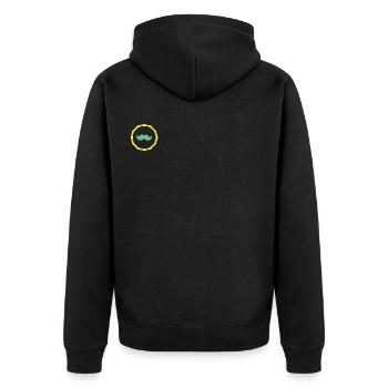 Sentez le Schnuuutz - Veste à capuche bio Premium Unisexe - noir - Dos - Nico (187cm)