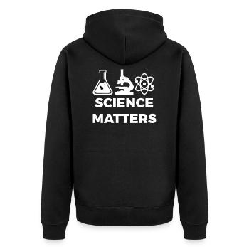 Laboratoire de recherche scientifique Nerd Geek Gift - Veste à capuche bio Premium Unisexe - noir - Dos - Nico (187cm)