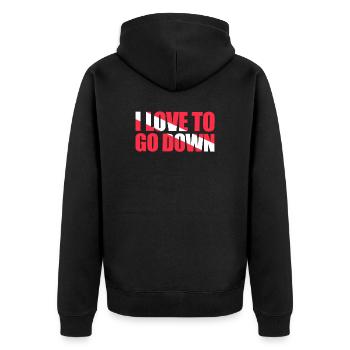 Diver Diver Diving Scuba Diving Gift - Veste à capuche bio Premium Unisexe - noir - Dos - Nico (187cm)