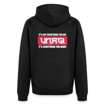 Karaté Unagi Arts Martiaux Sports Japon Cadeau - Veste à capuche bio Premium Unisexe - noir - Dos - Nico (187cm)