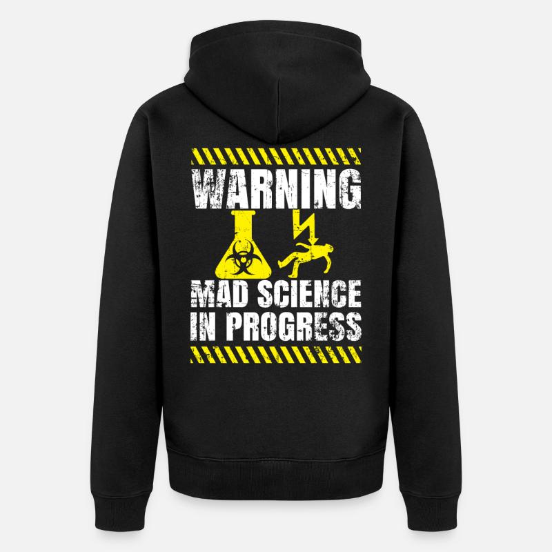 Science drôle - Veste à capuche bio Premium Unisexe - noir