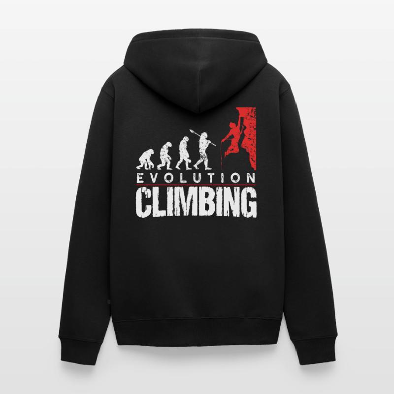 Klettern Evolution Unisex Premium Bio Zip Hoodie