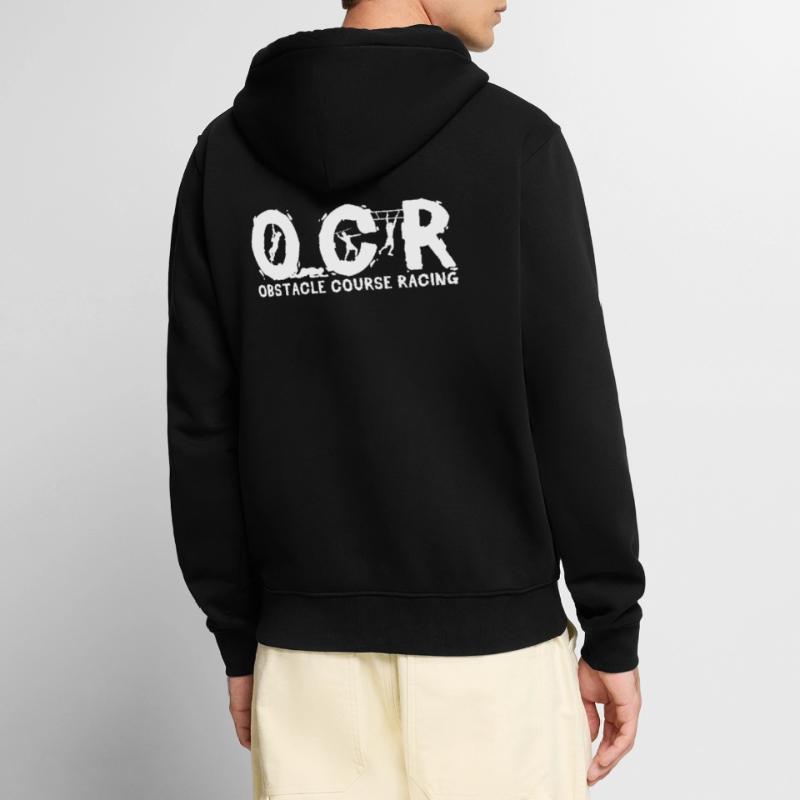 Course d'obstacles de course OCR Course d'obstacles Veste à capuche bio Premium Unisexe