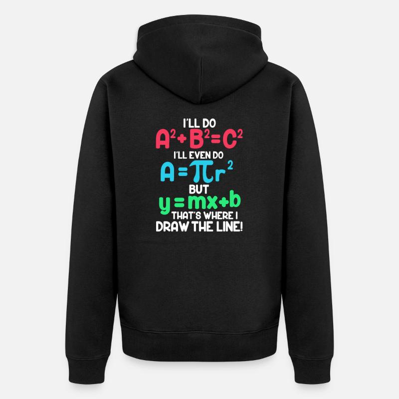 math - Veste à capuche bio Premium Unisexe - noir